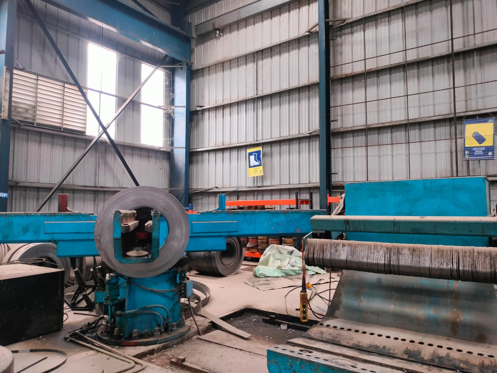 Herr Voss scrap winder and strip guide overview